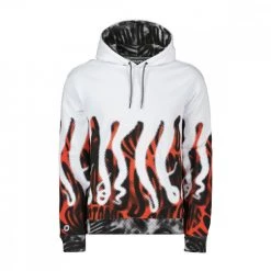 FELPA C/CAPP OCTOPUS HALF TONE Bianco