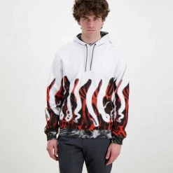 FELPA C/CAPP OCTOPUS HALF TONE Bianco -Tendenza Italia octopus 22sosh13 felpa c capp octopus half tone mare uomo 044742501 white 3