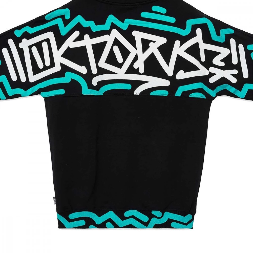 FELPA CON CAPPUCCIO OCTOPUS TAG Nero - immagine 4