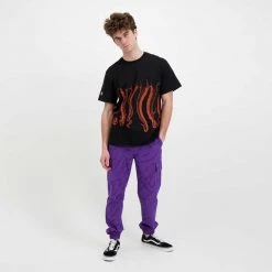 T-SHIRT OCTOPUS OUTLINE Nero -Tendenza Italia octopus 22sots03 t shirt octopus outline street style uomo 044743601 black 6