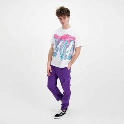 T-SHIRT OCTOPUS DRAFT Bianco -Tendenza Italia octopus 22sots11 t shirt octopus draft street style uomo 044744001 white 6