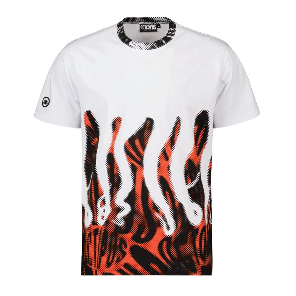 T-SHIRT OCTOPUS HALF TONE Bianco 3 T-SHIRT OCTOPUS HALF TONE Bianco