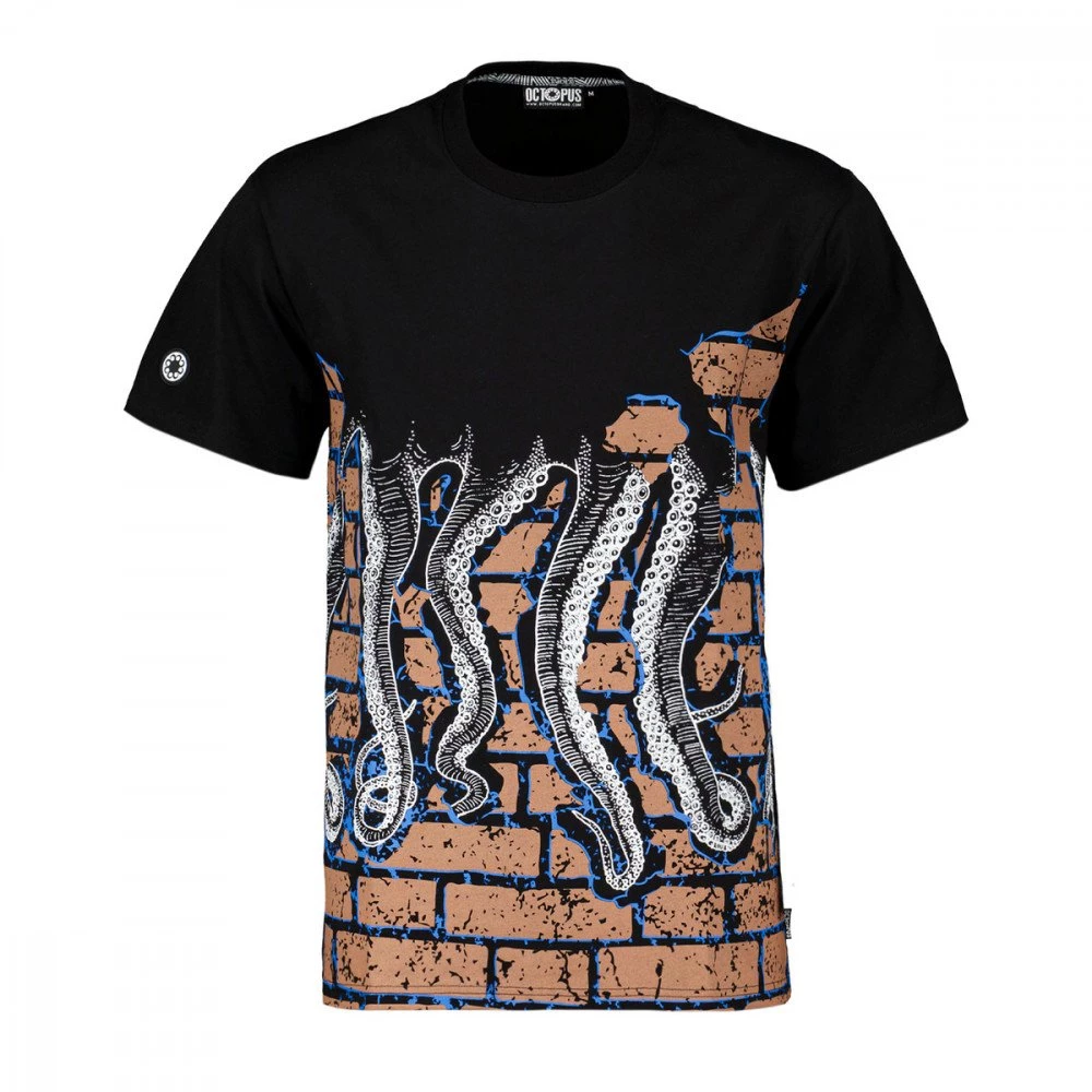 T-SHIRT OCTOPUS BRICKS Nero 3 T-SHIRT OCTOPUS BRICKS Nero