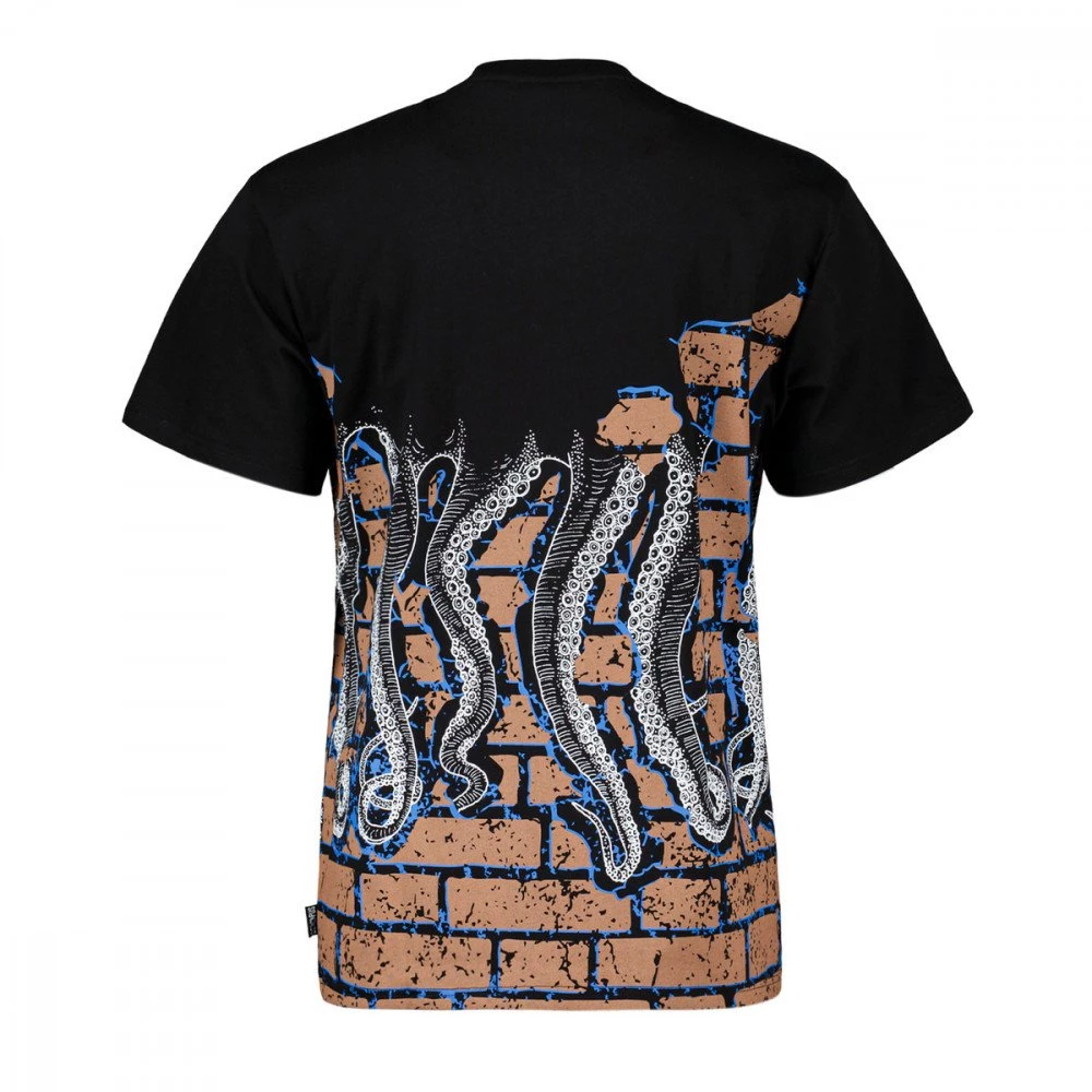 T-SHIRT OCTOPUS BRICKS Nero 4 T-SHIRT OCTOPUS BRICKS Nero - immagine 2