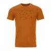 ORTOVOX T-SHIRT 150 COOL LOST Arancio 2 ORTOVOX T-SHIRT 150 COOL LOST Arancio -Tendenza Italia ortovox 84037 150 cool lost ts abbigliamento montagna uomo 044840101 70601 1