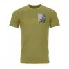ORTOVOX T-SHIRT 140 COOL ILLU-PIC Verde -Tendenza Italia ortovox 88300 140 cool illu pic ts m abbigliamento montagna uomo 044840601 66301 1