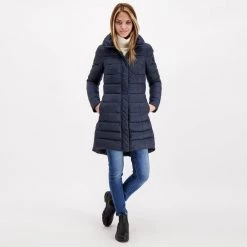 PEUTEREY PIUMINO LUNGO SOBCHAK DONNA Blu -Tendenza Italia peuterey ped3319 piumino lungo sobchak donna giacconi donna 039572801 215 6