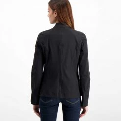 PEUTEREY BIKER FLYERS IN SOFTSHELL DONNA Nero -Tendenza Italia peuterey ped3555 biker flyers in softshell donna giacconi donna 042681901 ner 4