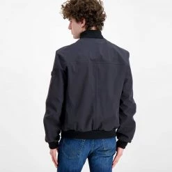 PEUTEREY BOMBER POTOSI IN SOFT SHELL Blu -Tendenza Italia peuterey peu3928 bomber potosi in soft shell giacconi uomo 042683201 215 4