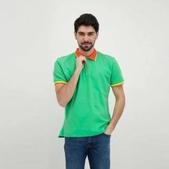 PEUTEREY POLO NEW SELANDINA Verde -Tendenza Italia peuterey peu3936 polo new selandina casual uomo 045019301 674 5