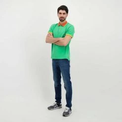 PEUTEREY POLO NEW SELANDINA Verde -Tendenza Italia peuterey peu3936 polo new selandina casual uomo 045019301 674 6