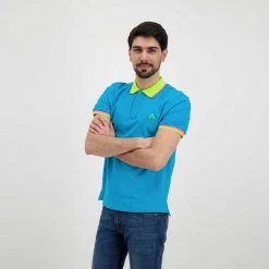 PEUTEREY POLO NEW SELANDINA Azzurro -Tendenza Italia peuterey peu3936 polo new selandina casual uomo 045019401 608 5