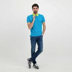 PEUTEREY POLO NEW SELANDINA Azzurro -Tendenza Italia peuterey peu3936 polo new selandina casual uomo 045019401 608 6