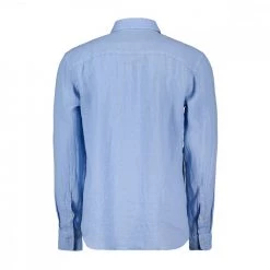 PEUTEREY CAMICIA COLLO FRANCESE IN LINO VINTEX Azzurro -Tendenza Italia peuterey peu4286 camicia collo francese 100 lino vintex casual uomo 045019501 270 2