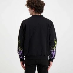 PHOBIA FELPA GIROCOLLO LIGHTNING Nero 11 PHOBIA FELPA GIROCOLLO LIGHTNING Nero -Tendenza Italia phobia ph 12bpuyel felpa girocollo fulmini street style uomo 044744901 puyel 4