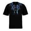 PHOBIA T-SHIRT LIGHTNING Nero -Tendenza Italia phobia ph 1bbllb t shirt fulmini street style uomo 044745001 bbllb 1