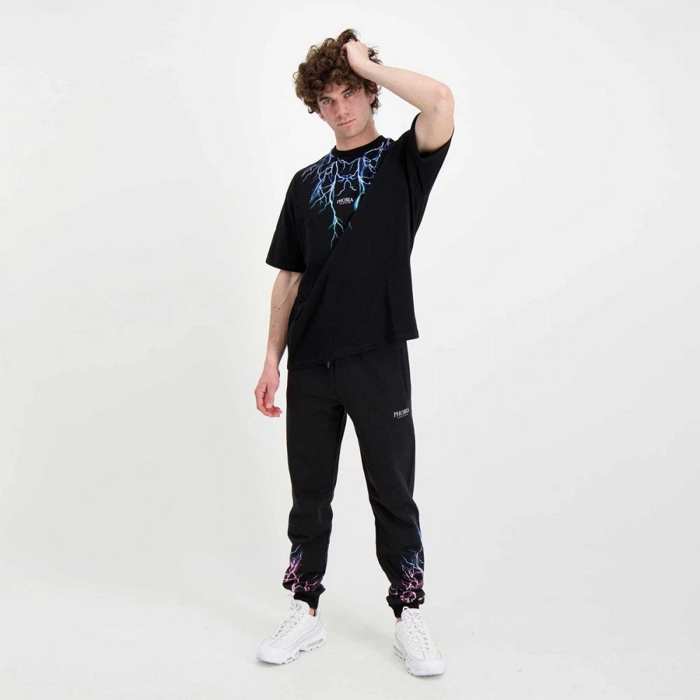 PHOBIA T-SHIRT LIGHTNING Nero 7 PHOBIA T-SHIRT LIGHTNING Nero - immagine 5