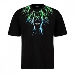 PHOBIA T-SHIRT LIGHTNING Nero