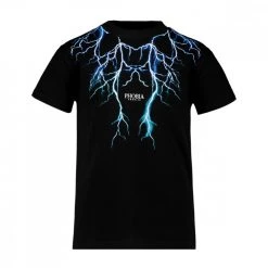 PHOBIA T-SHIRT LIGHTNING BAMBINO Nero