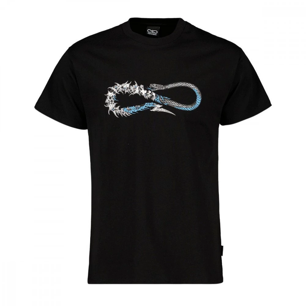PROPAGANDA T-SHIRT LOGO SKULLSNAKE Nero 3 PROPAGANDA T-SHIRT LOGO SKULLSNAKE Nero