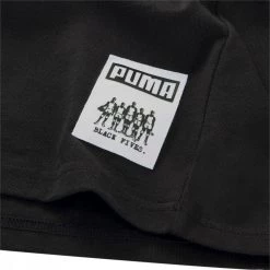 PUMA T-SHIRT HARLEM Nero -Tendenza Italia puma 53449401 t shirt harlem abbigliamento basket uomo 044614901 01 3