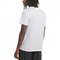 PUMA T-SHIRT LOGO ESSENTIAL Bianco -Tendenza Italia puma 586666 t shirt essential logo sport style uomo 042171701 02 4