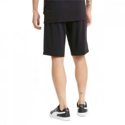 PUMA SHORT ESSENTIAL JERSEY Nero -Tendenza Italia puma 586706 short essential jersey sport style uomo 042172101 01 4