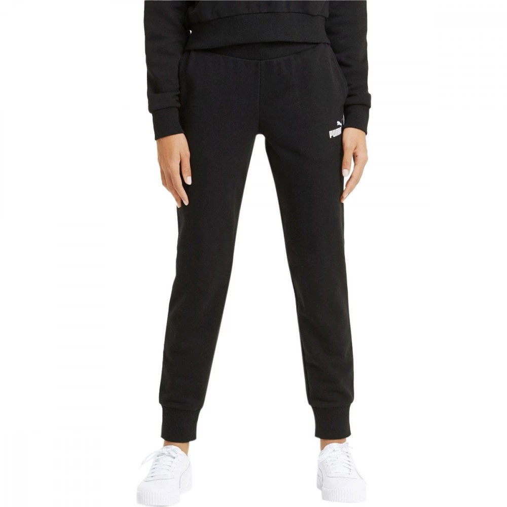 PUMA PANTALONI ESSENTIAL LOGO DONNA Nero 5 PUMA PANTALONI ESSENTIAL LOGO DONNA Nero - immagine 3