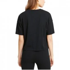 PUMA T-SHIRT CROP ESSENTIAL LOGO DONNA Nero 9 PUMA T-SHIRT CROP ESSENTIAL LOGO DONNA Nero -Tendenza Italia puma 586866 t shirt crop essential logo donna sport style donna 044785801 01 4