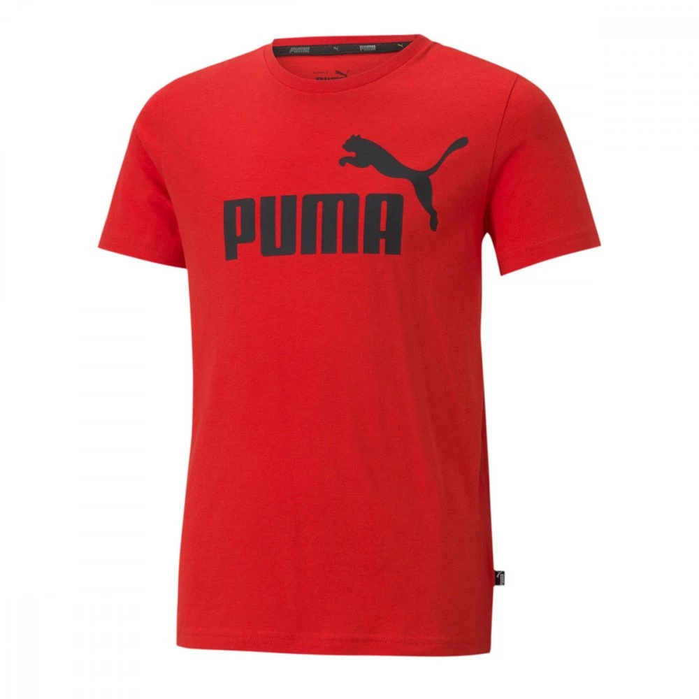 PUMA T-SHIRT ESSENTIAL BAMBINO Rosso 3 PUMA T-SHIRT ESSENTIAL BAMBINO Rosso