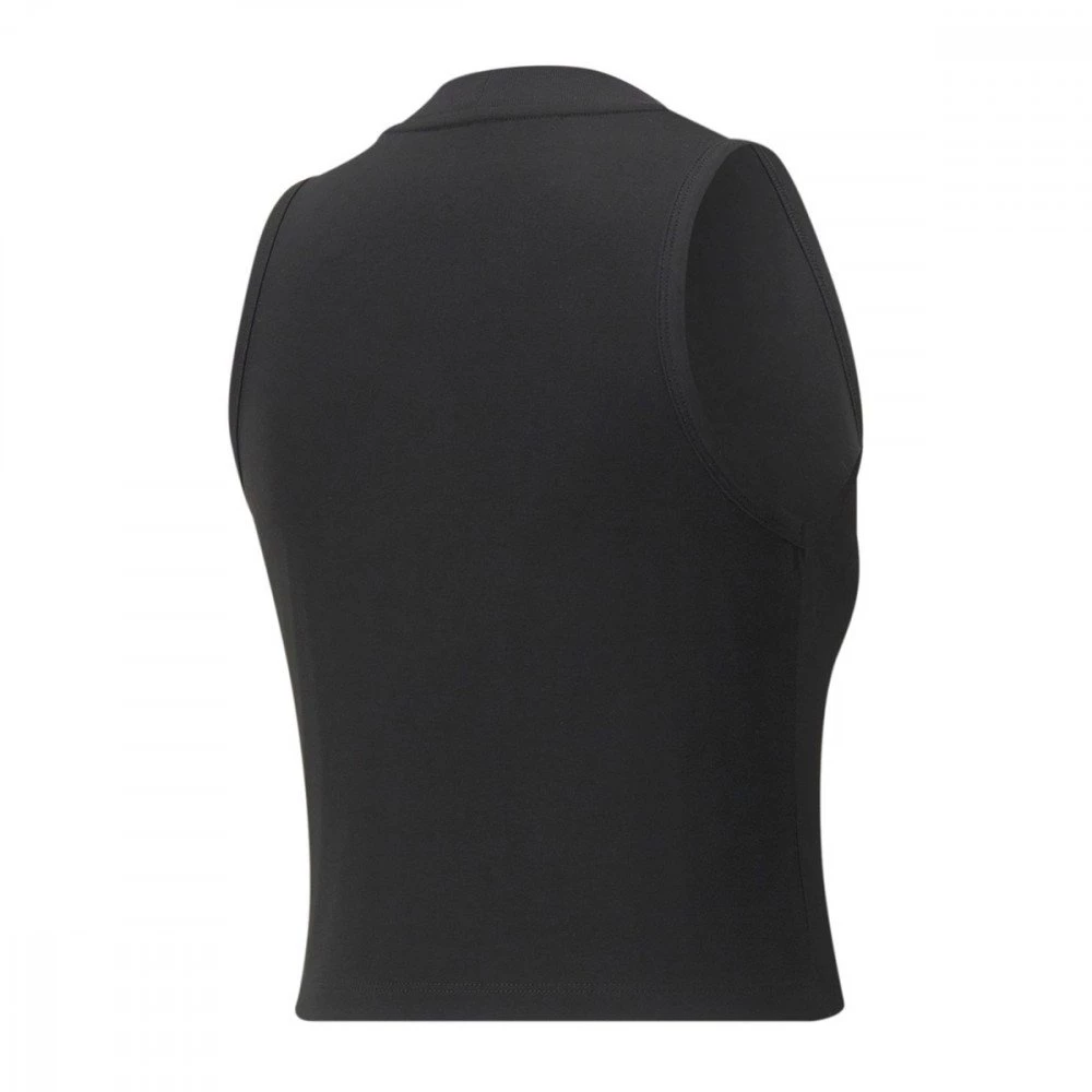 PUMA CANOTTA CROP ESSENTIAL DONNA Nero 4 PUMA CANOTTA CROP ESSENTIAL DONNA Nero - immagine 2