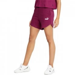 PUMA SHORTS ESSENTIAL VITA ALTA DONNA Fucsia -Tendenza Italia puma 848339 shorts essential donna sport style donna 044786501 86 3