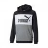 PUMA FELPA CON CAPPUCCIO COLORBLOCK BAMBINO Grigio, Nero 1 PUMA FELPA CON CAPPUCCIO COLORBLOCK BAMBINO Grigio, Nero -Tendenza Italia puma 849082 felpa con cappuccio colorblock bambino abbigliamento bambino 044785301 01 1
