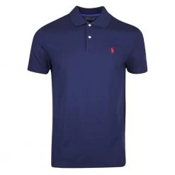 RALPH LAUREN POLO IN PIQUE' STRETCH Blu
