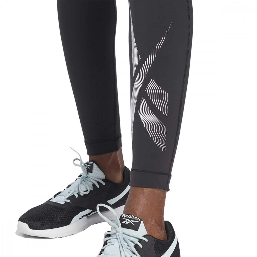 REEBOK LEGGINGS LUX GRAPHIC DONNA Nero 7 REEBOK LEGGINGS LUX GRAPHIC DONNA Nero - immagine 5