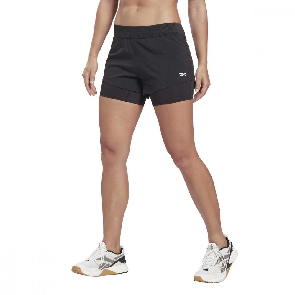 REEBOK SHORT EPIC 2 IN 1 DONNA Nero - immagine 2