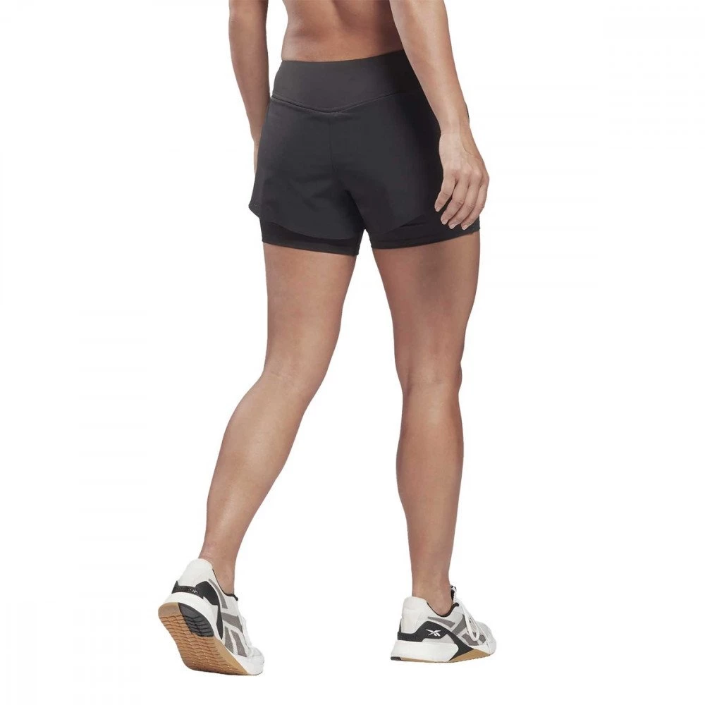 REEBOK SHORT EPIC 2 IN 1 DONNA Nero - immagine 3