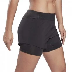 REEBOK SHORT EPIC 2 IN 1 DONNA Nero -Tendenza Italia reebok hb4575 short epic 2 in 1 donna abbigliamento training e palestra donna 044384801 blk 4