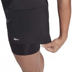 REEBOK SHORT EPIC 2 IN 1 DONNA Nero -Tendenza Italia reebok hb4575 short epic 2 in 1 donna abbigliamento training e palestra donna 044384801 blk 5