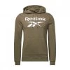 REEBOK FELPA CON CAPPUCCIO IDENTITY Verde