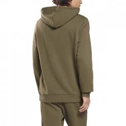 REEBOK FELPA CON CAPPUCCIO IDENTITY Verde -Tendenza Italia reebok hf0770 felpa con cappuccio identity abbigliamento training e palestra uomo 044385701 army 3