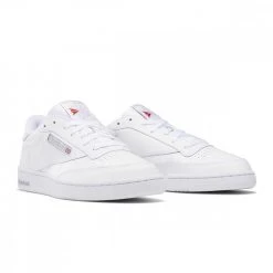 REEBOK CLUB C 85 Bianco -Tendenza Italia reebok classic ar0455 club c 85 tutte sneaker uomo 040993401 55 2
