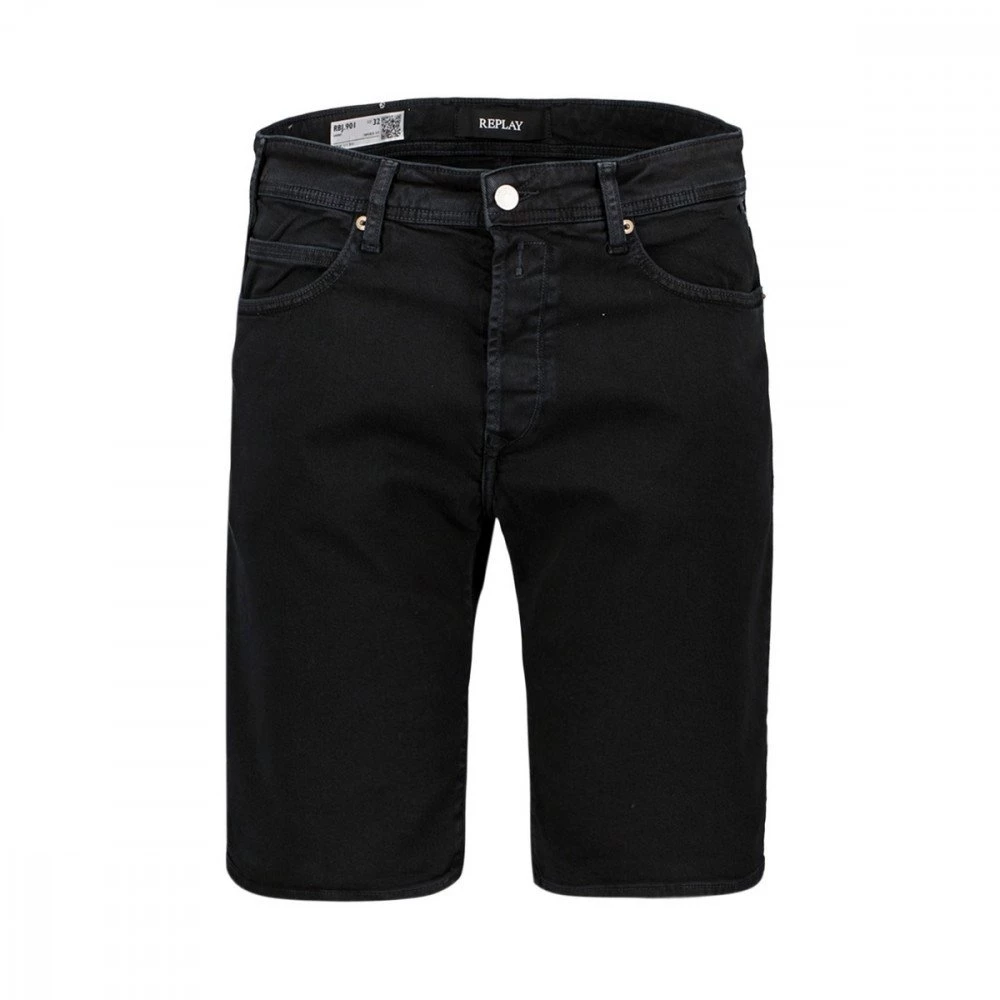 REPLAY BERMUDA BULL DENIM Nero