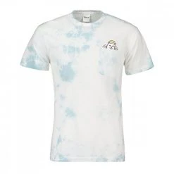 RIPNDIP T-SHIRT LORD ANGEL POCKET Azzurro