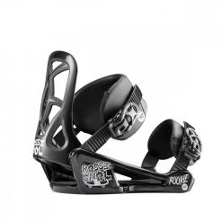 ROSSIGNOL ATTACCHI ROOKIE BAMBINO Nero