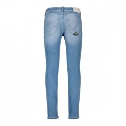 ROY ROGERS JEANS SKINNY COCCOLUTO Azzurro -Tendenza Italia roy rogers p22rru076d497 jeans skinny fondo 16 coccoluto casual uomo 044672001 a041 3