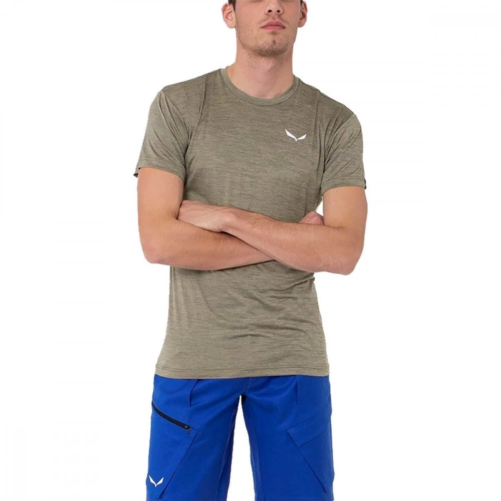 SALEWA T-SHIRT MELANGE PUEZ Beige - immagine 3