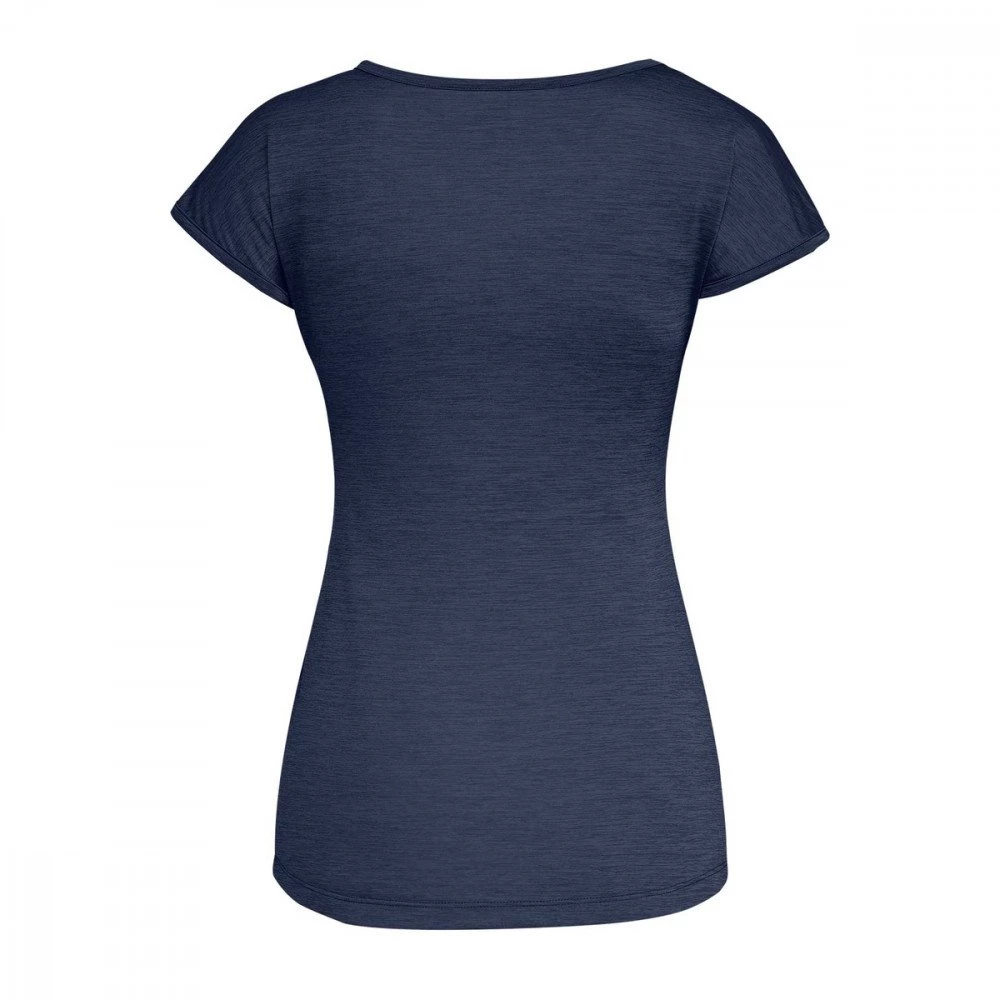 SALEWA T-SHIRT PUEZ MELANGE DONNA Blu 4 SALEWA T-SHIRT PUEZ MELANGE DONNA Blu - immagine 2