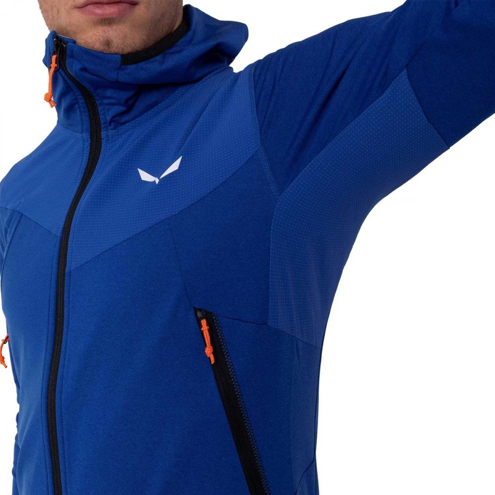 SALEWA PILE FULL-ZIP E CAPPUCCIO AGNER Royal - immagine 4