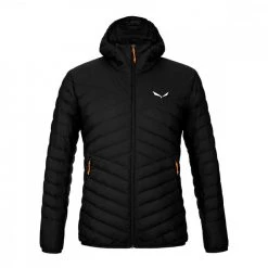 SALEWA PIUMINO CON CAPPUCCIO BRENTA RDS Nero